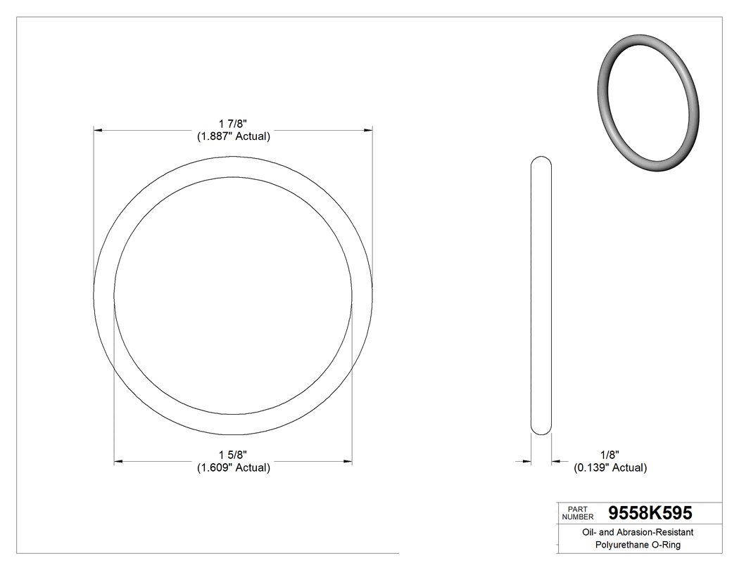 Technical drawing - 9558K595